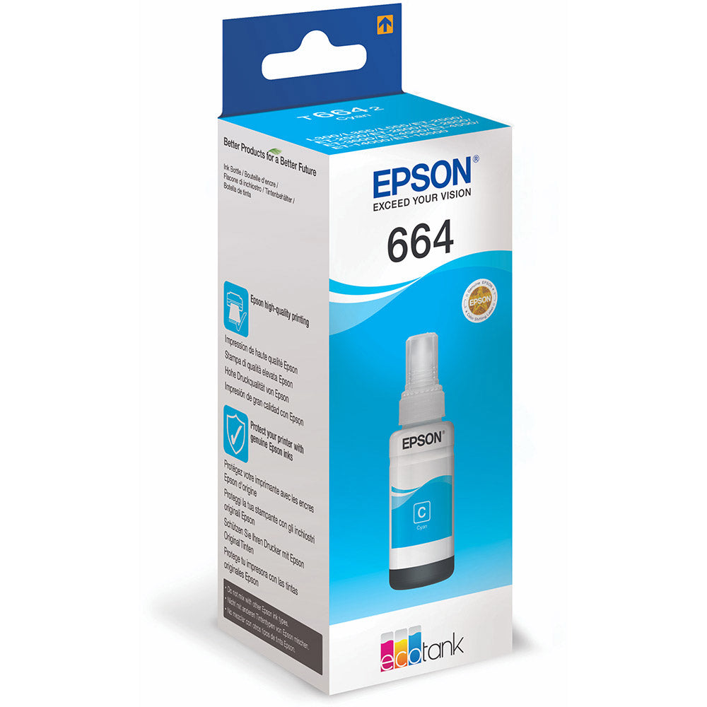 Epson Ink 664 Cyan (4729894207588) Epson Ink 664 Cyan (4729894207588)